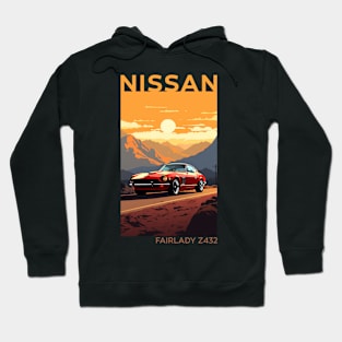 Reviving Legends: The Nissan Fairlady Z432 Homage Design Hoodie